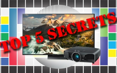 Top 5 Secrets to Best Picture Quality and Image Reproduction for TVs and Projectors