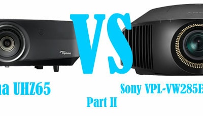 Sony VPL-VW385ES vs Optoma UHZ65 Part II
