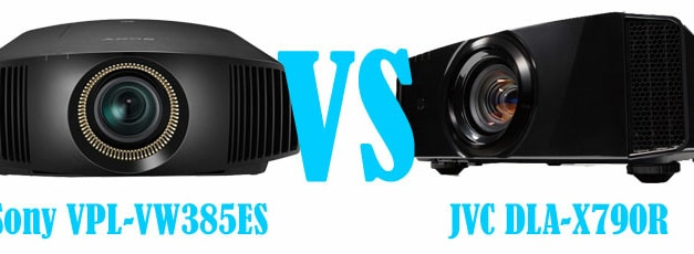 Sony VPL-VW385ES vs JVC DLA-X790R Projector Comparison (Part I)
