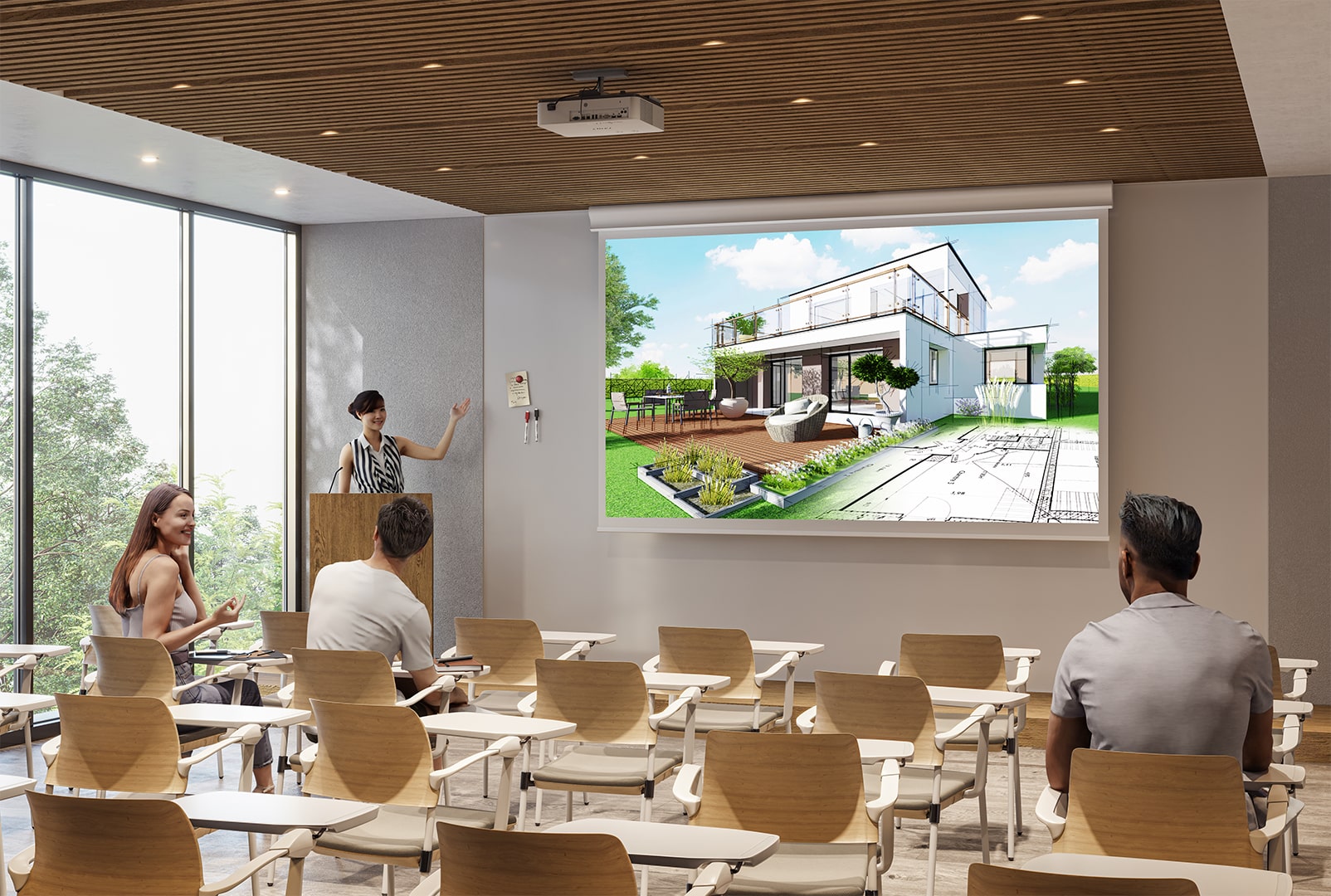 VPL-PHZ61 in Bright room 2