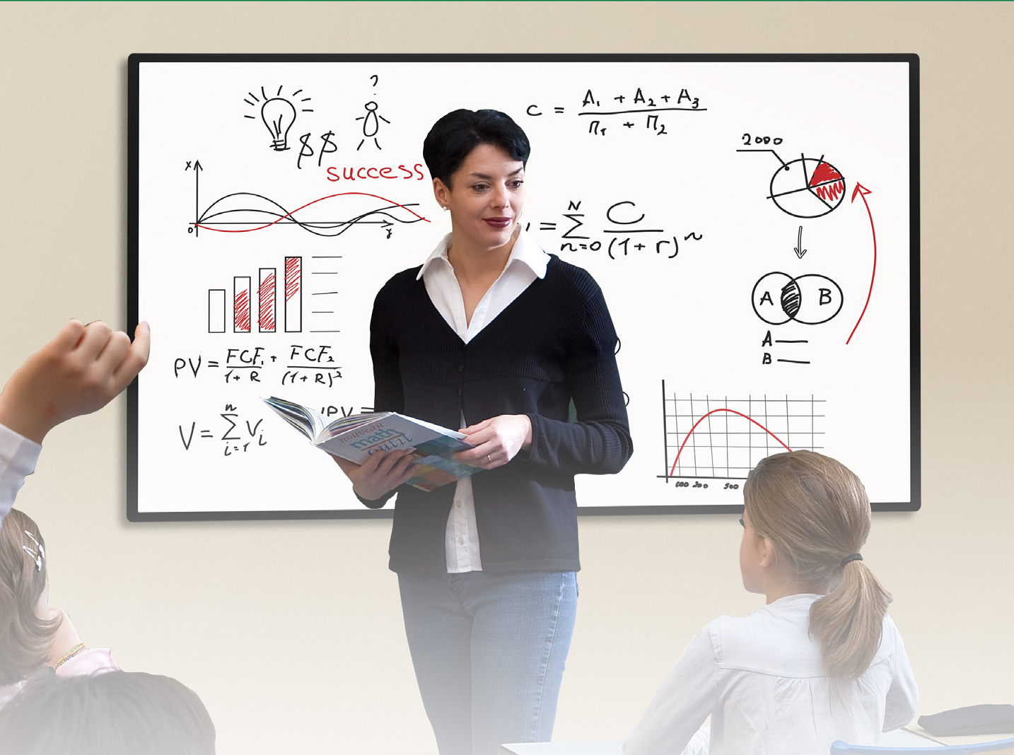 Sharp’s 4W-B series AQUOS BOARD® collaboration displays